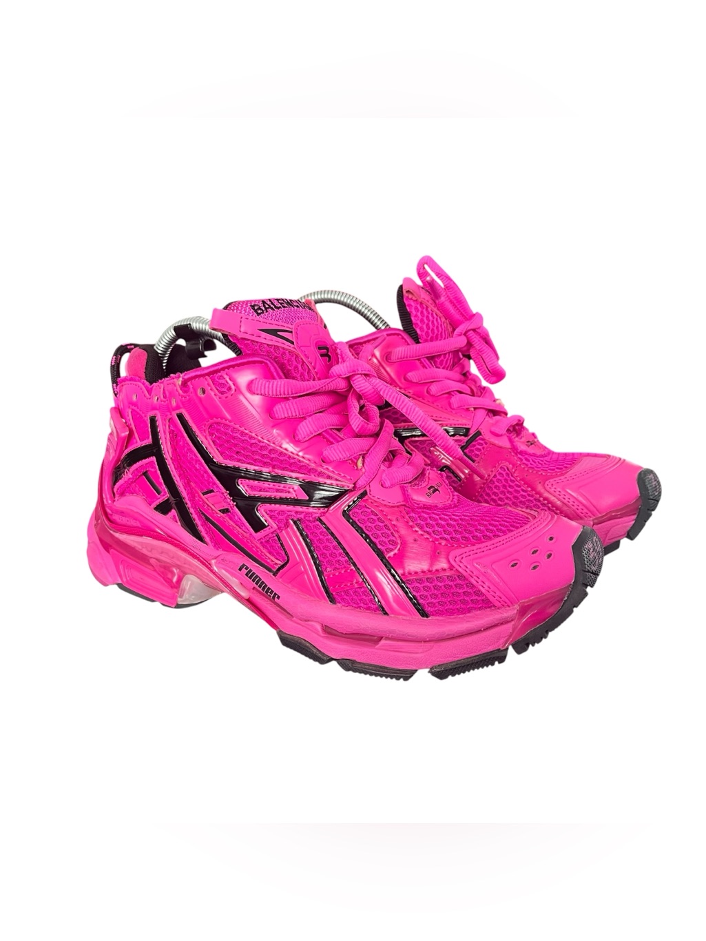 Balenciaga Women’s Runner Sneaker Dark Pink Platform Size 9